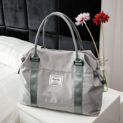 Nylon Shoulder Portable Travel Bag Female Student Short Distance Waterproof Clothes Luggage Bag Travel Men's Luggage Bag