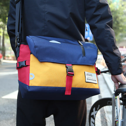 Crossbody Bag Men's Riding Bag Fashionable Dead Flying Bag Casual Shoulder Bag Street Student Schoolbag Messenger Bag Cross-border Hot Sale