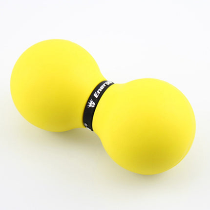 KSONE rubber peanut massage ball fascia ball yoga fitness double ball muscle relaxation engraved logo wholesale