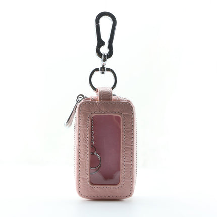 Factory crocodile pattern key case Men's genuine leather double-layer car multi-function key bag zipper first layer cowhide wholesale