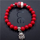 S407 cinnabar lucky cat