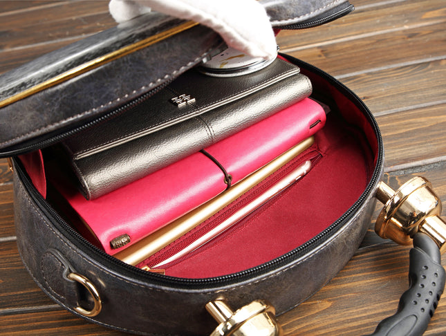 2022 New Style Personal Bag Packaging Battery Walking Retro Clock Style Bag Portable Crossbody Bag