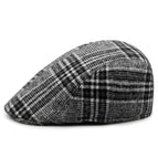 New black and white plaid / One size fits all, suitable for head circumference 56-58cm