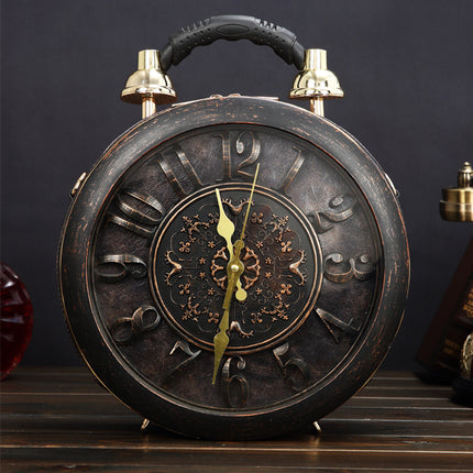 2022 New Style Personal Bag Packaging Battery Walking Retro Clock Style Bag Portable Crossbody Bag