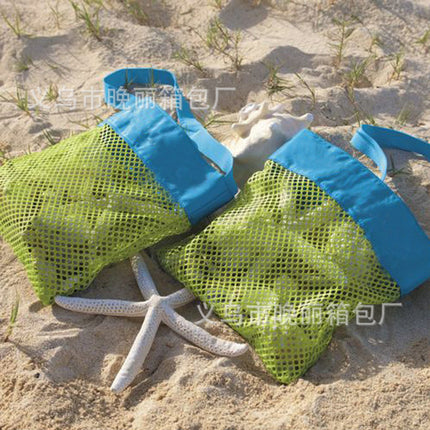 Factory spot children's toys sand digging tools beach mesh bag outdoor sundries tools seaside mesh storage bag