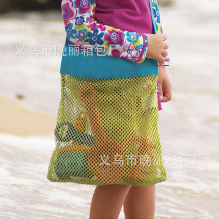 Factory spot children's toys sand digging tools beach mesh bag outdoor sundries tools seaside mesh storage bag