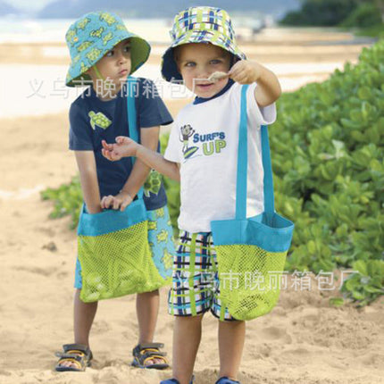 Factory spot children's toys sand digging tools beach mesh bag outdoor sundries tools seaside mesh storage bag