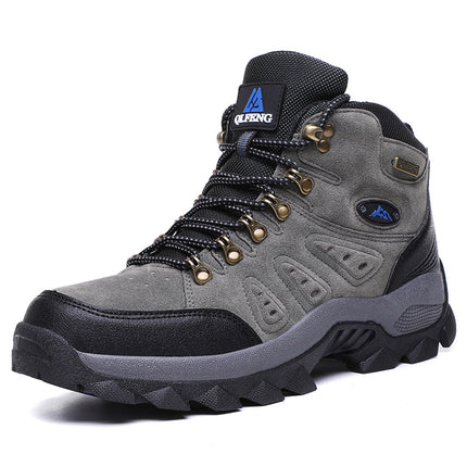 Outdoor high-top hiking shoes waterproof hiking shoes outdoor shoes with single Cotton