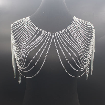 New Multi-layer Women's Sexy Shoulder Chain Women's Beach Bikini Clothing Accessories Body Chain Necklace