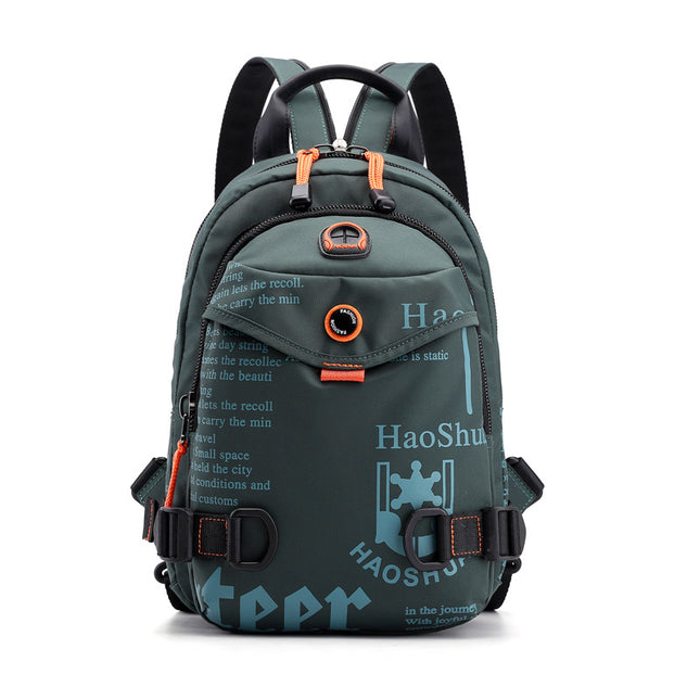 Factory direct new outdoor men's chest bag multi-functional fashion shoulder bag waterproof nylon cloth shoulder messenger bag