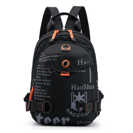 Factory direct new outdoor men's chest bag multi-functional fashion shoulder bag waterproof nylon cloth shoulder messenger bag