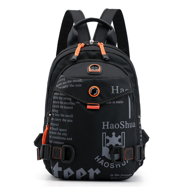 Factory direct new outdoor men's chest bag multi-functional fashion shoulder bag waterproof nylon cloth shoulder messenger bag