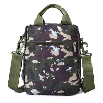 Wholesale Men's Portable Crossbody Bag, Casual Shoulder Bag, Outdoor Waterproof Cloth Bag, Sports Travel Bag, Cross-Border Supply