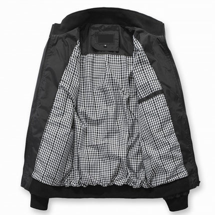 Explosions wish Spring and Autumn Casual Business Jacket Men's Jacket Young and Middle-aged Group logo Shrimp Skin Southeast Asia Independent Station
