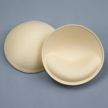 Thickened Triangle Intimates Overlock Sponge Breast Pad Inserts, Thin Top and Thick Bottom Round Sponge Swimsuit Sponge Cup