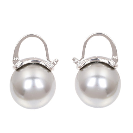 Simple and Versatile Tassel Design Earrings, Elegant Red Pearl Earrings, Available in Three Colors, 14mm Imitation Pearl Earrings