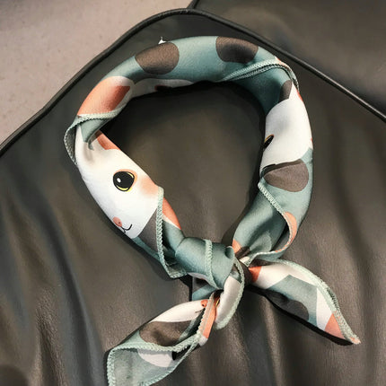 Explosions Spring and Summer 50x 50cm Small Square Scarf Women's Scarf South Korea Professional Small Scarf Varied Decorative Printed Scarf