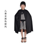 Children's all black cape 1 piece