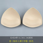 T318 Triangle Thin Upper Thick Lower Thick / Skin color (pair)