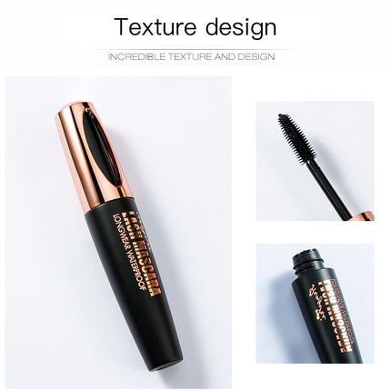 Extension 4D Pure Silk Fiber Lash Mascara Makeup Waterproof Ultra Black Volume and Length Thick lash Extension Makeup  Eyelash