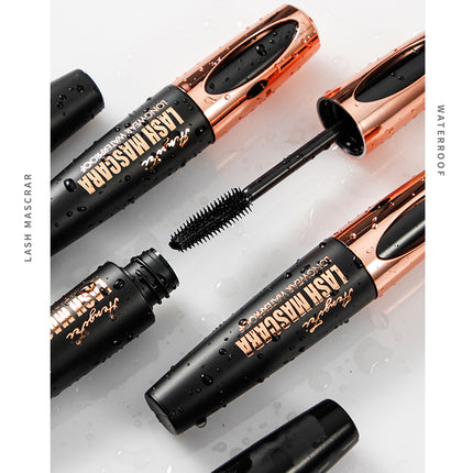 Extension 4D Pure Silk Fiber Lash Mascara Makeup Waterproof Ultra Black Volume and Length Thick lash Extension Makeup  Eyelash