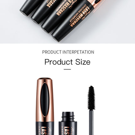 Extension 4D Pure Silk Fiber Lash Mascara Makeup Waterproof Ultra Black Volume and Length Thick lash Extension Makeup  Eyelash