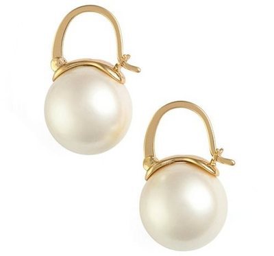 Qingdao Wholesale European and American Fashion Sense Earrings French Baroque Earrings Women Internet Celebrity Elegant Big Pearl Earrings presale