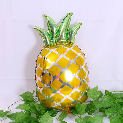 Large Fruit Shape Aluminum Film Balloon Hawaiian Style Glasses Fruit Birthday Party Party Decoration Balloon