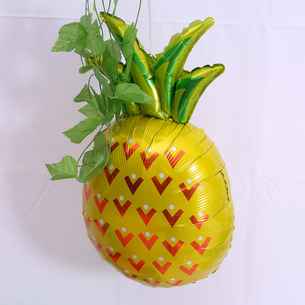 Large Fruit Shape Aluminum Film Balloon Hawaiian Style Glasses Fruit Birthday Party Party Decoration Balloon