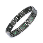 steel all black green fiber
