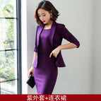 Purple Suit dress / S