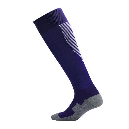 Cross-Border Autumn and Winter Over-The-Knee Towel Bottom Football Socks for Women and Men Breathable Children's Warm Stockings Sports Socks Wholesale