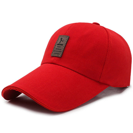 Hat Korean Style Extended Brim Baseball Cap Trendy Summer Men and Women Sunshade Fishing Hat Outdoor Sports Peaked Cap