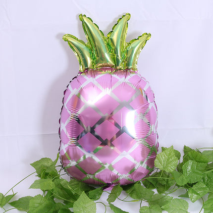 Large Fruit Shape Aluminum Film Balloon Hawaiian Style Glasses Fruit Birthday Party Party Decoration Balloon