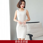 apricot dress / S