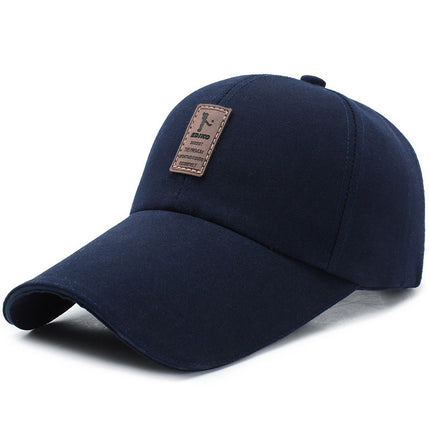 Hat Korean Style Extended Brim Baseball Cap Trendy Summer Men and Women Sunshade Fishing Hat Outdoor Sports Peaked Cap