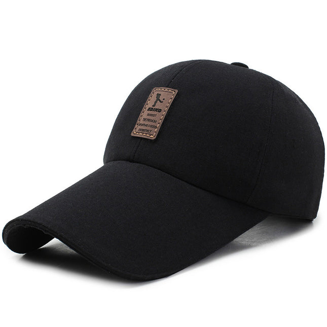 Hat Korean Style Extended Brim Baseball Cap Trendy Summer Men and Women Sunshade Fishing Hat Outdoor Sports Peaked Cap
