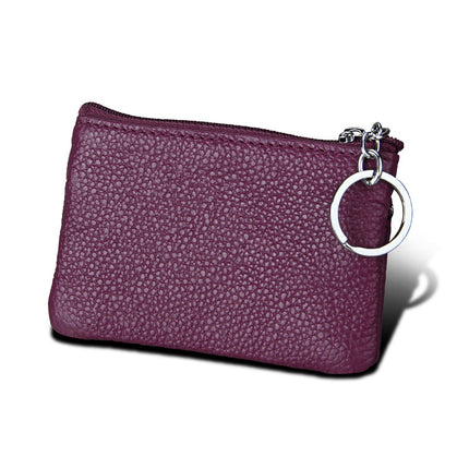 Explosive Genuine Leather Coin Purse Coin Bag Explosive Anti-theft Brush Anti-RFID Fashion Ladies Wallet Key Bag