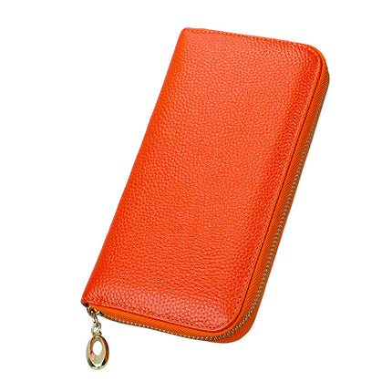 Women's Leather Wallet Long Creative Women's Wallet Multi-card Card Bag Zipper Clutch Gift Wholesale