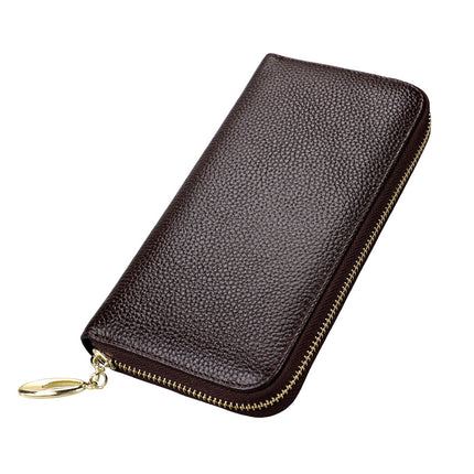 Women's Leather Wallet Long Creative Women's Wallet Multi-card Card Bag Zipper Clutch Gift Wholesale