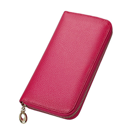 Women's Leather Wallet Long Creative Women's Wallet Multi-card Card Bag Zipper Clutch Gift Wholesale