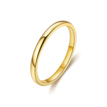 Cross-border Titanium Steel Ring Internet Celebrity Hand Jewelry Korean Style Elegant Simple Thin Gossy Index Finger Tail Ring Joint Ring