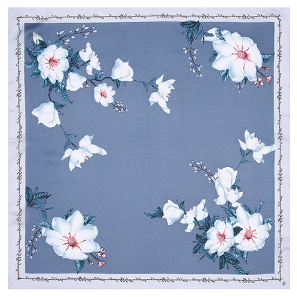 New silk satin 53cm * 53cm Japanese and Korean wind small clear kapok imitation silk small square scarf scarf scarf scarf