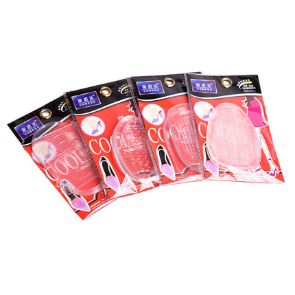 Insoles Women's High Heels Invisible Half Size Pad Silicone Heel Pad Anti-pain Slow Pressure Anti-abrasion Foot Back Half Pad Heel Pad Adhesive