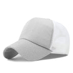 Gold and silver wire mercerized cloth-silver white net / Adjustable suitable for 55-59cm head circumference