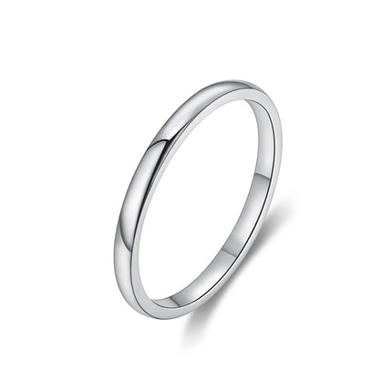 Cross-border Titanium Steel Ring Internet Celebrity Hand Jewelry Korean Style Elegant Simple Thin Gossy Index Finger Tail Ring Joint Ring