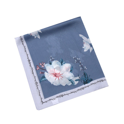 New silk satin 53cm * 53cm Japanese and Korean wind small clear kapok imitation silk small square scarf scarf scarf scarf