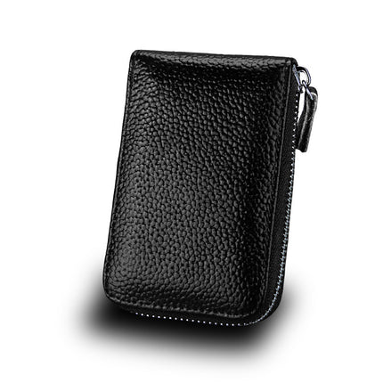Manufacturer Wholesale Custom Anti-Theft Genuine Leather Card Holder in Stock, Candy Color Accordion Card Holder, Bus Card Holder, Women's Coin Purse
