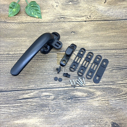 Export ball handle aluminum alloy plastic steel door and window lock seven-word handle casement window handle 7-word handle lock