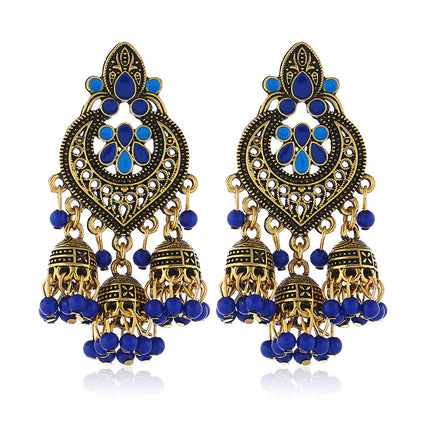 Carefully Selected Cross-Border Jewelry, European and American Fashion Tassel Earrings, Bohemian Alloy Personalized Ear Studs, Earrings, and Ear Accessories for Women